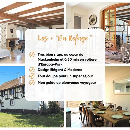 Le Refuge "Domaine Harmonieux" 30 Min Europa-Park Villa Mackenheim Exteriör bild