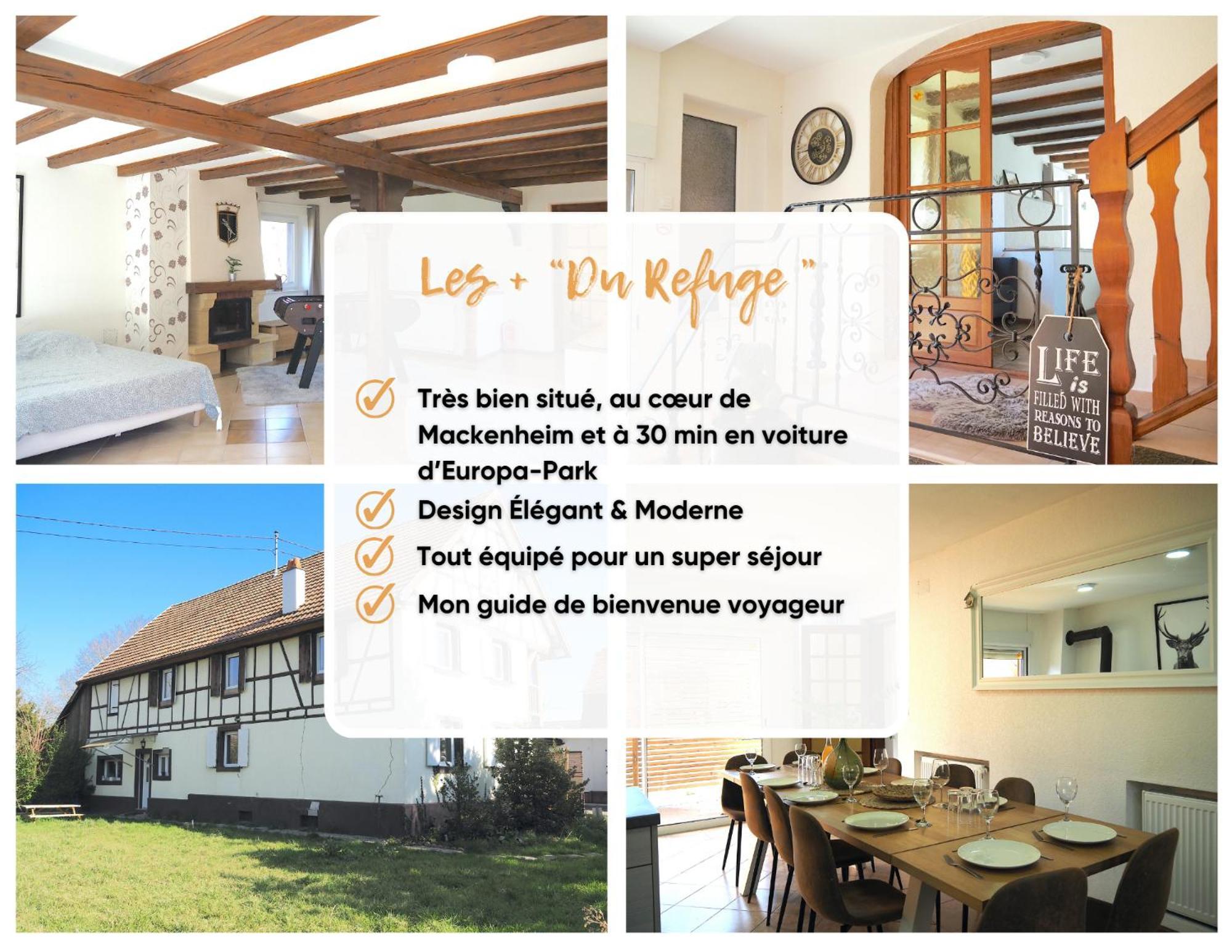 Le Refuge "Domaine Harmonieux" 30 Min Europa-Park Villa Mackenheim Exteriör bild